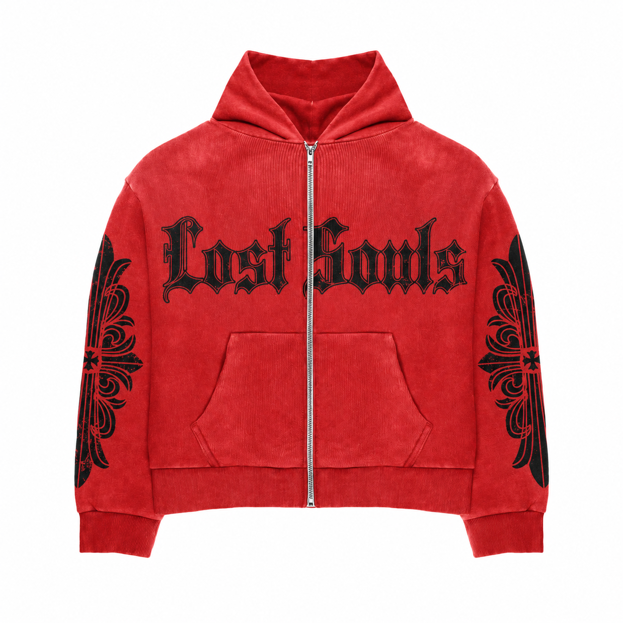 Red Evil cupid Zip Up